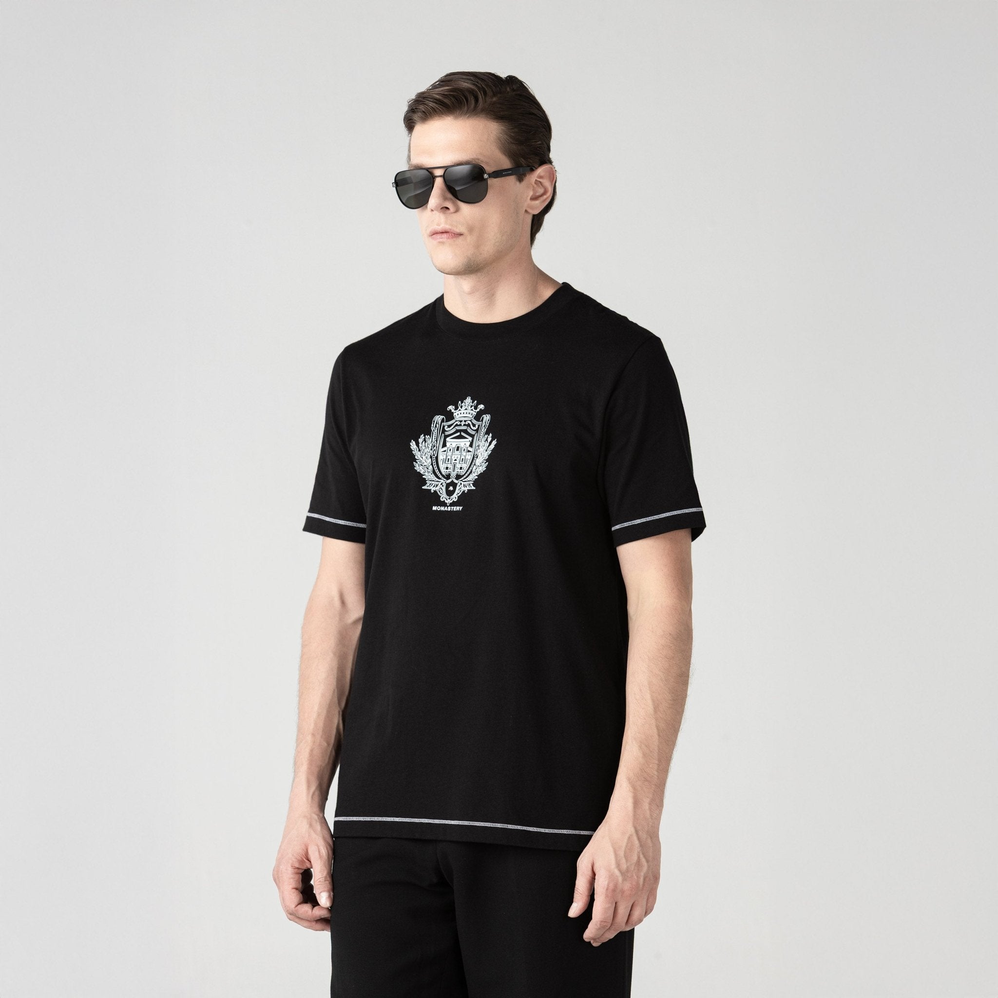 GRAVIT T - SHIRT MEN BLACK - Monastery | Tienda Oficial Colombia
