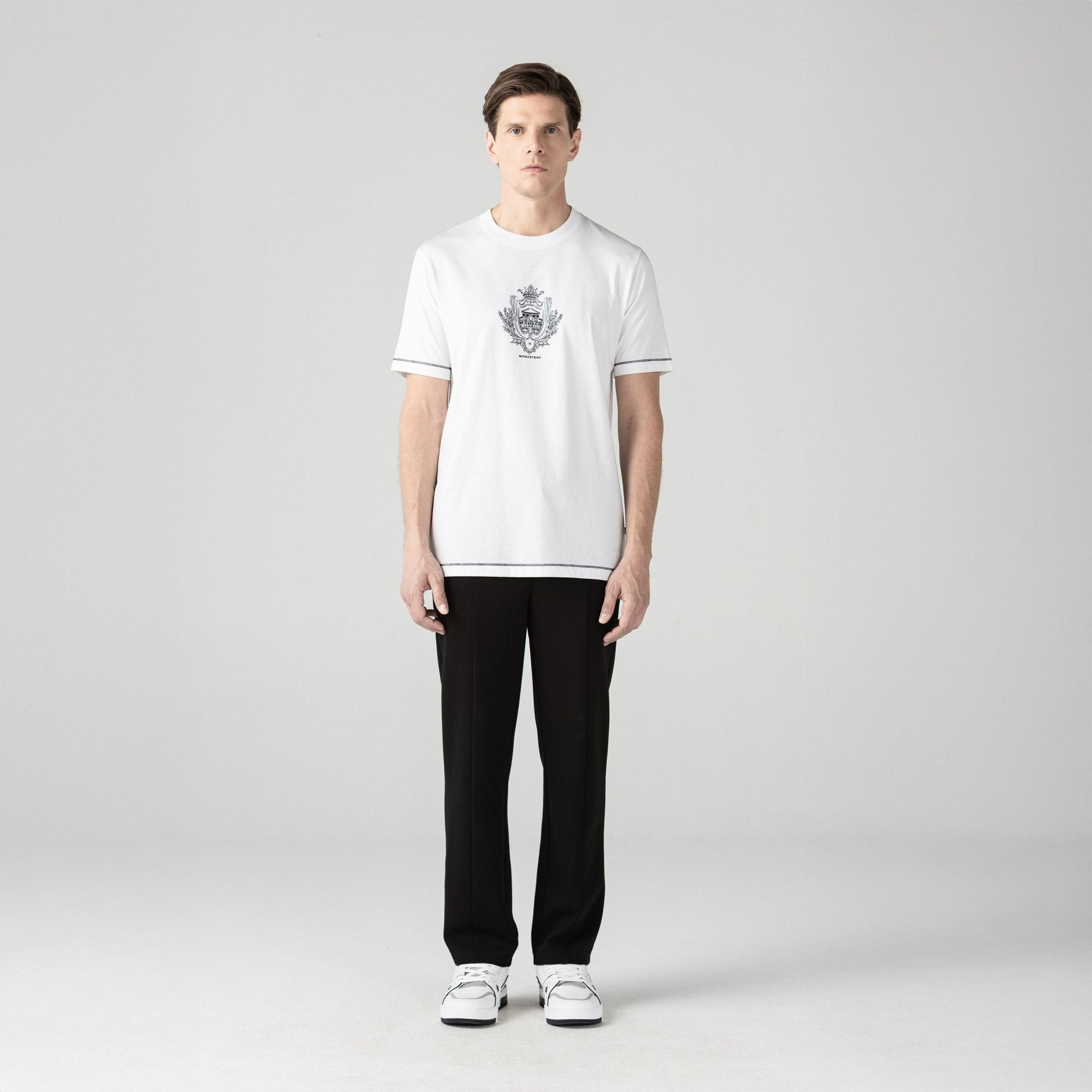 GRAVIT T - SHIRT MEN WHITE - Monastery | Tienda Oficial Colombia