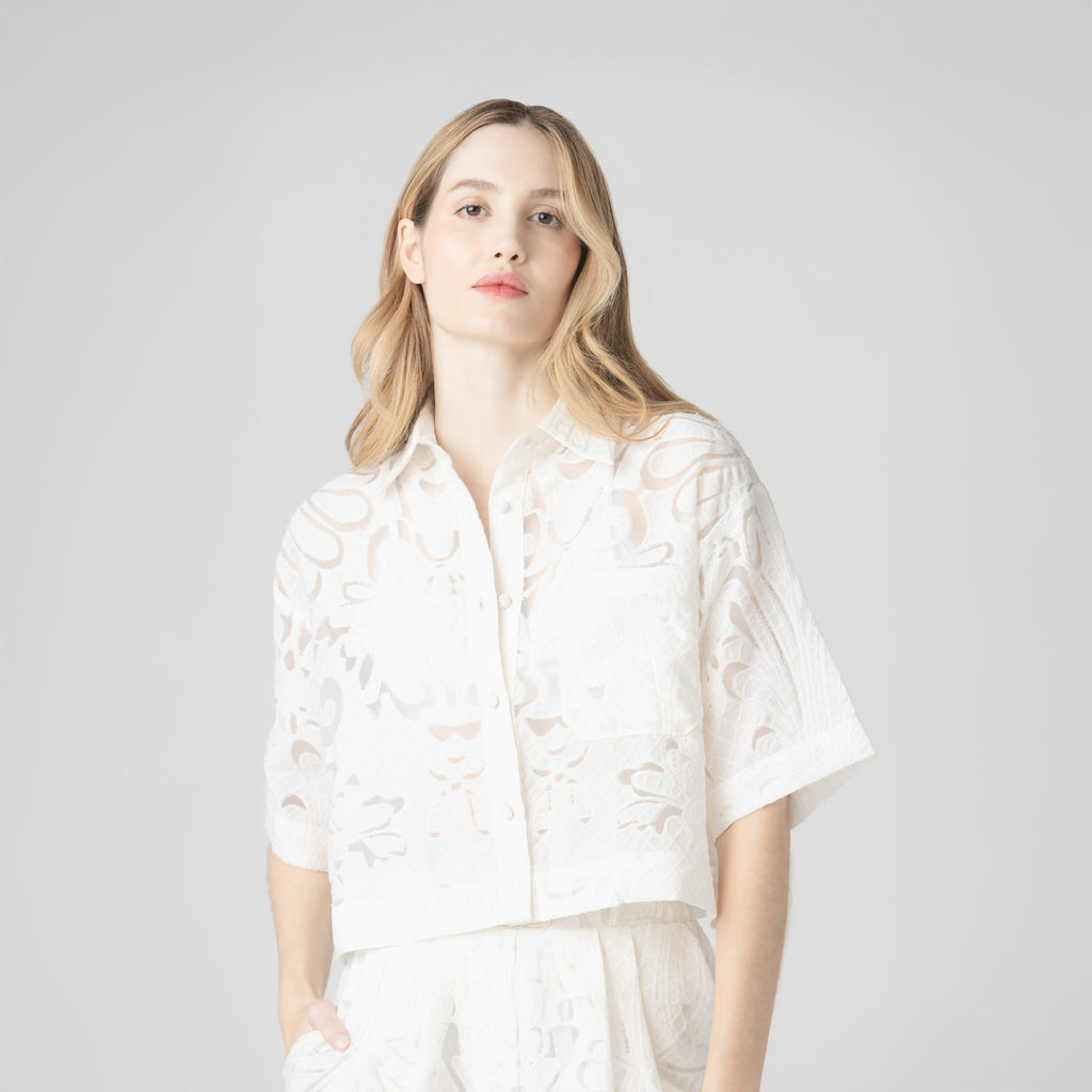 GRECK SHIRT WOMEN WHITE - Monastery | Tienda Oficial Colombia