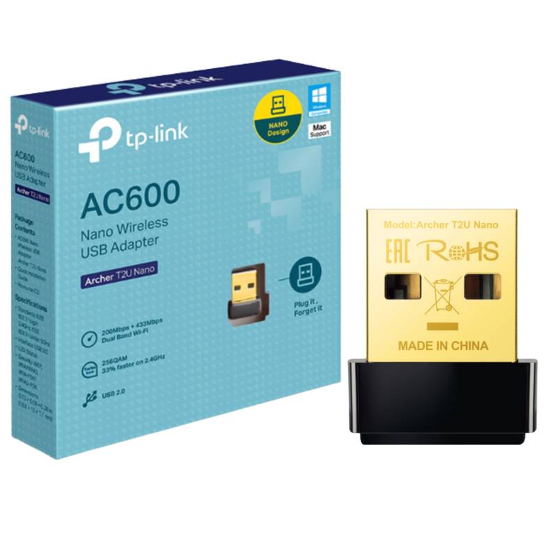 Adaptador (Antena) WIFI USB TP-Link Nano AC600
