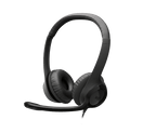HEADSET LOGITECH H390 CLEARCHAT COMFORT USB BLACK