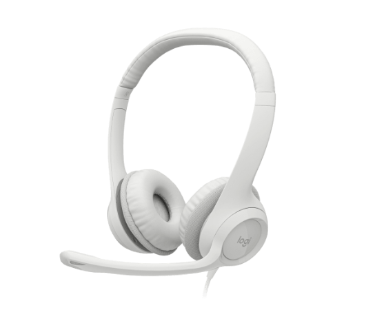 HEADSET LOGITECH H390 SAMR USB OFF WHITE