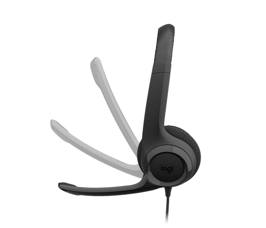 HEADSET LOGITECH H390 CLEARCHAT COMFORT USB BLACK