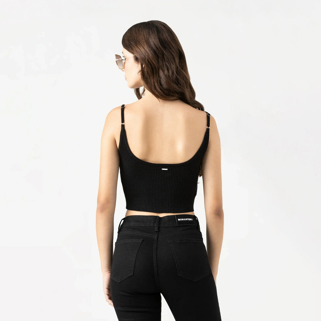 HARBOR KNITTED TOP WOMEN BLACK - Monastery | Tienda Oficial Colombia