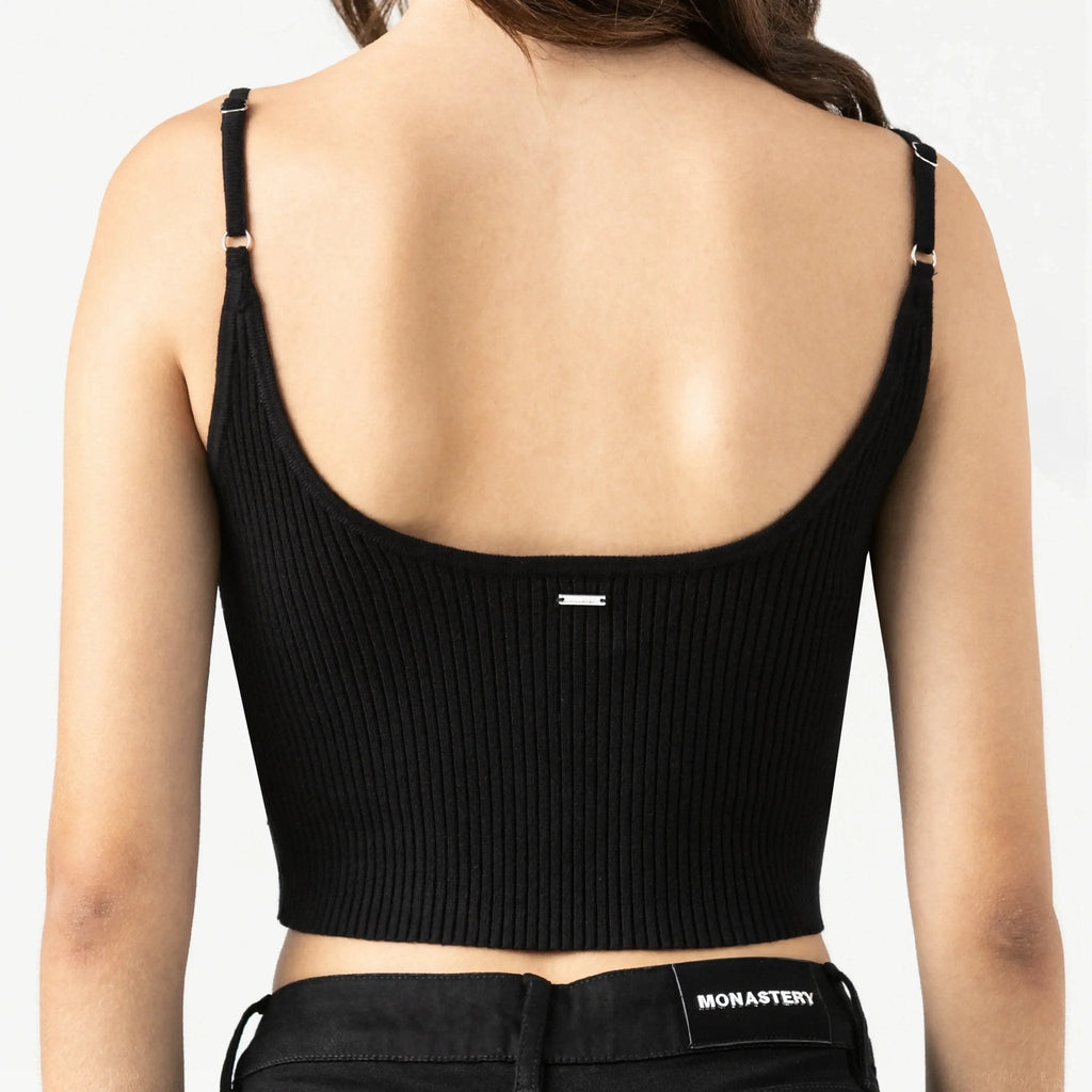 HARBOR KNITTED TOP WOMEN BLACK - Monastery | Tienda Oficial Colombia