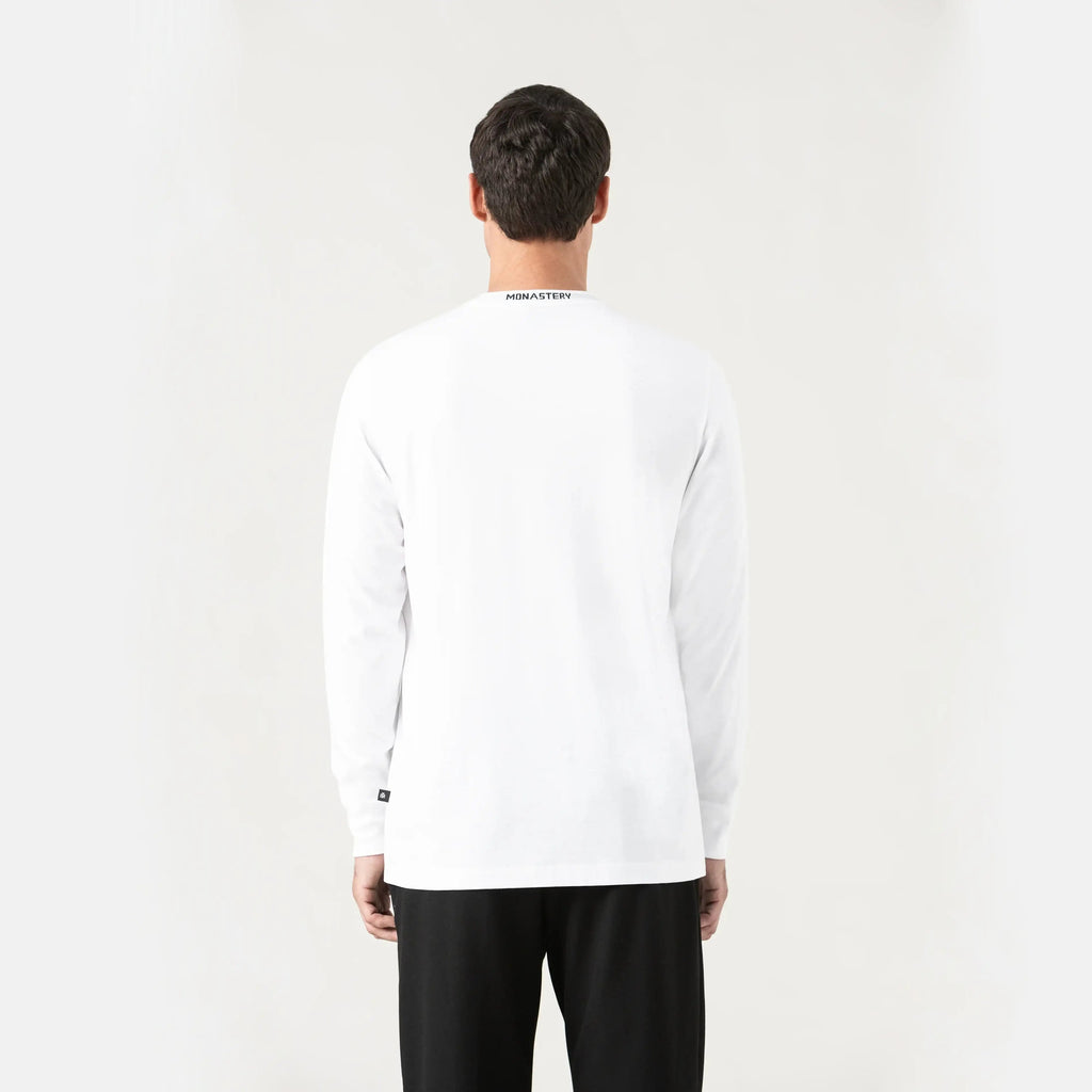 HARVIN LONG SLEEVE MEN WHITE - Monastery | Tienda Oficial Colombia