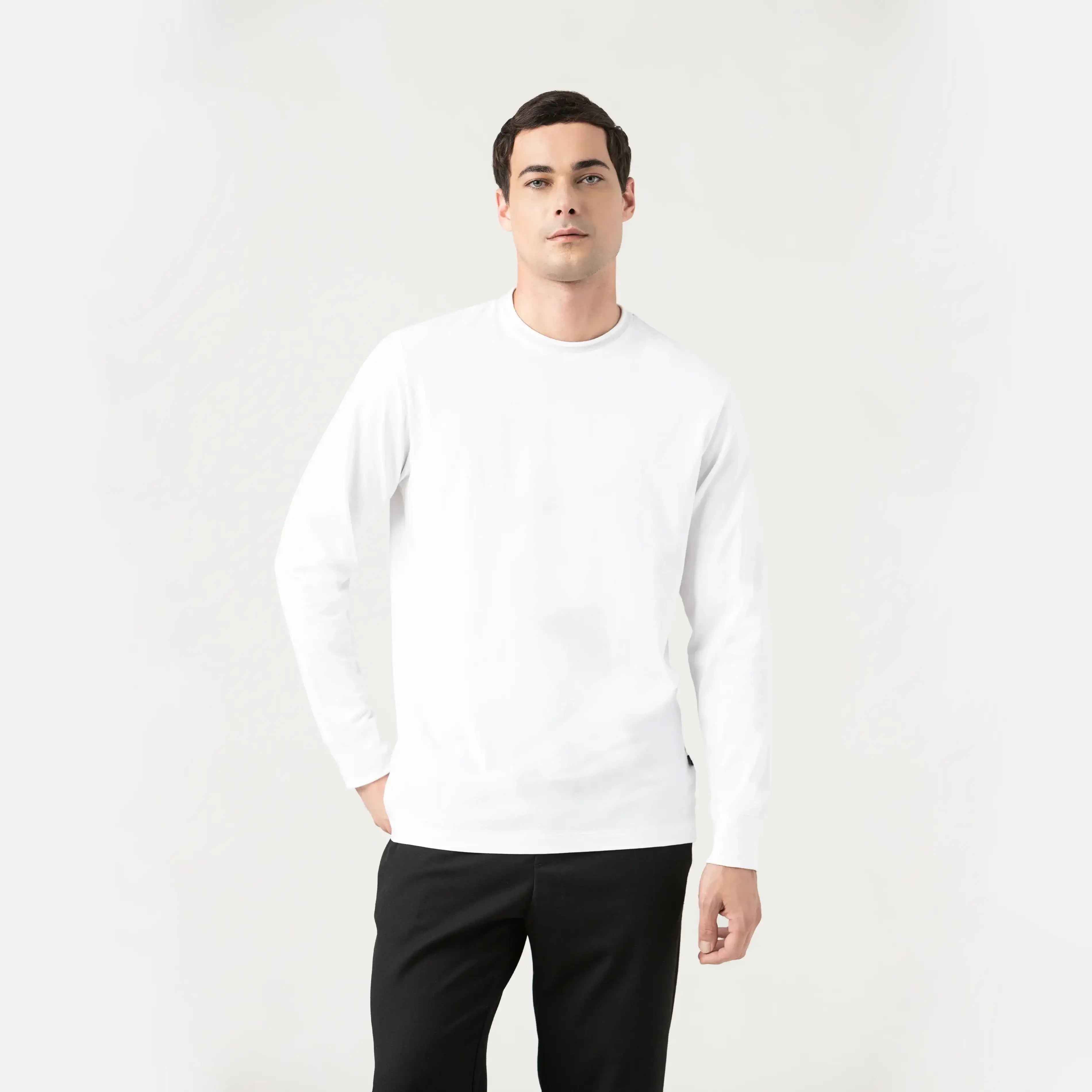 HARVIN LONG SLEEVE MEN WHITE - Monastery | Tienda Oficial Colombia