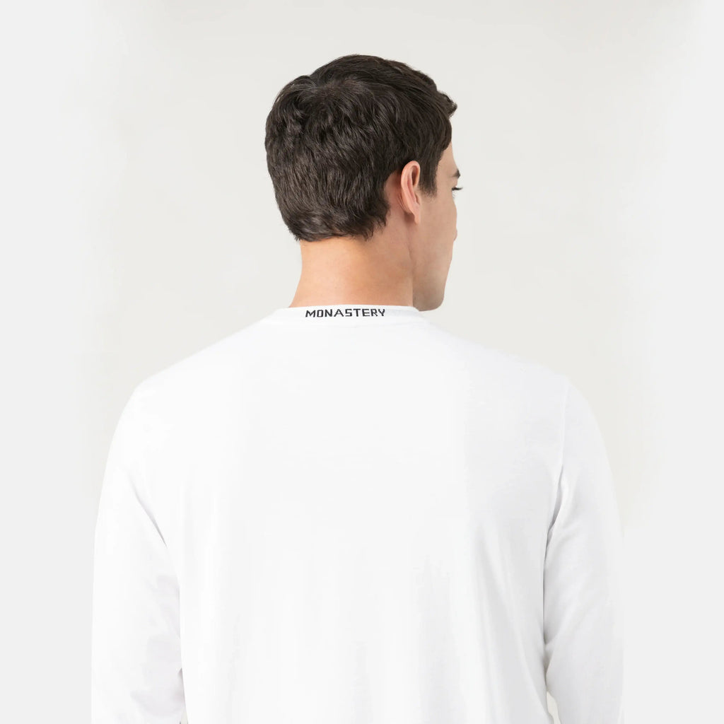 HARVIN LONG SLEEVE MEN WHITE - Monastery | Tienda Oficial Colombia