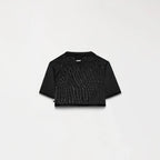HAZEL CROP TOP WOMEN BLACK - Monastery | Tienda Oficial Colombia