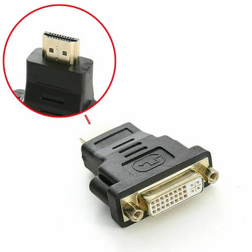 Adaptador DVI a HDMI Macho