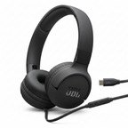 HEADPHONE JBL TUNE 520C WIRED OVEREAR USBC BLACK