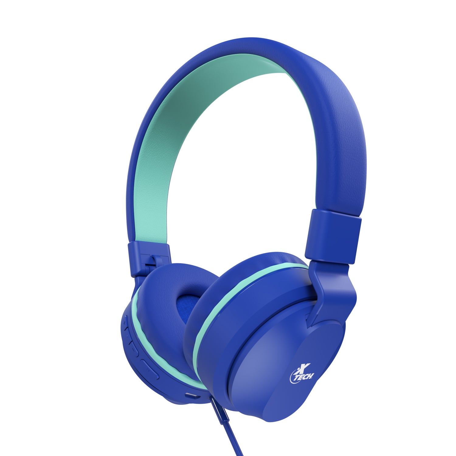 HEADPHONE XTECH WIRED AVID AUDIO 35MM BLUE