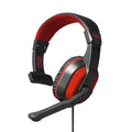 HEADSET GAMING MAXELL CASS SINGLE SIDE AUDIO 35MM BLACKRED