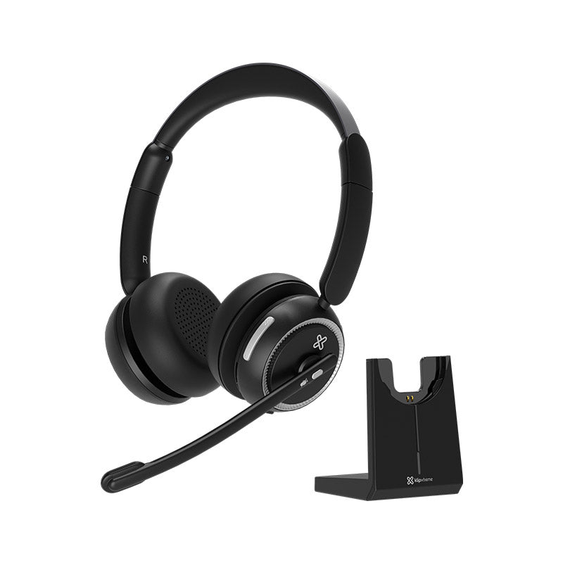 HEADSET KLIPX DUOCOM WIRELESS BLACK