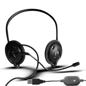 HEADSET MAXELL NECKBAND DETACHABLE USB BLACK