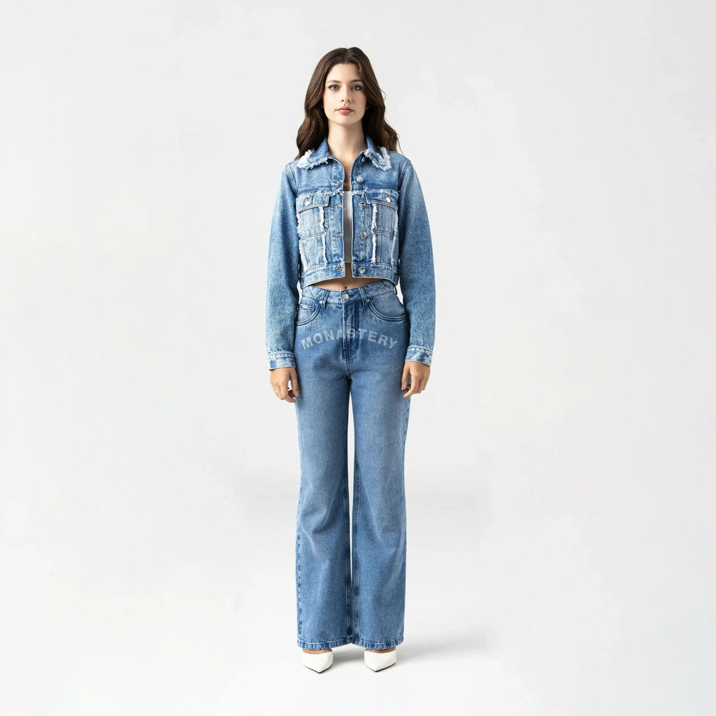 HOSHI JACKET WOMEN BLUE DENIM - Monastery | Tienda Oficial Colombia