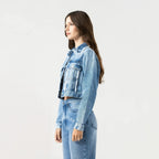 HOSHI JACKET WOMEN BLUE DENIM - Monastery | Tienda Oficial Colombia