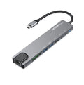 HUB ARGOM ONE AXESS 8 IN 1 USB30MICRO SDUSBCUSBRJ45HDMIPD100W