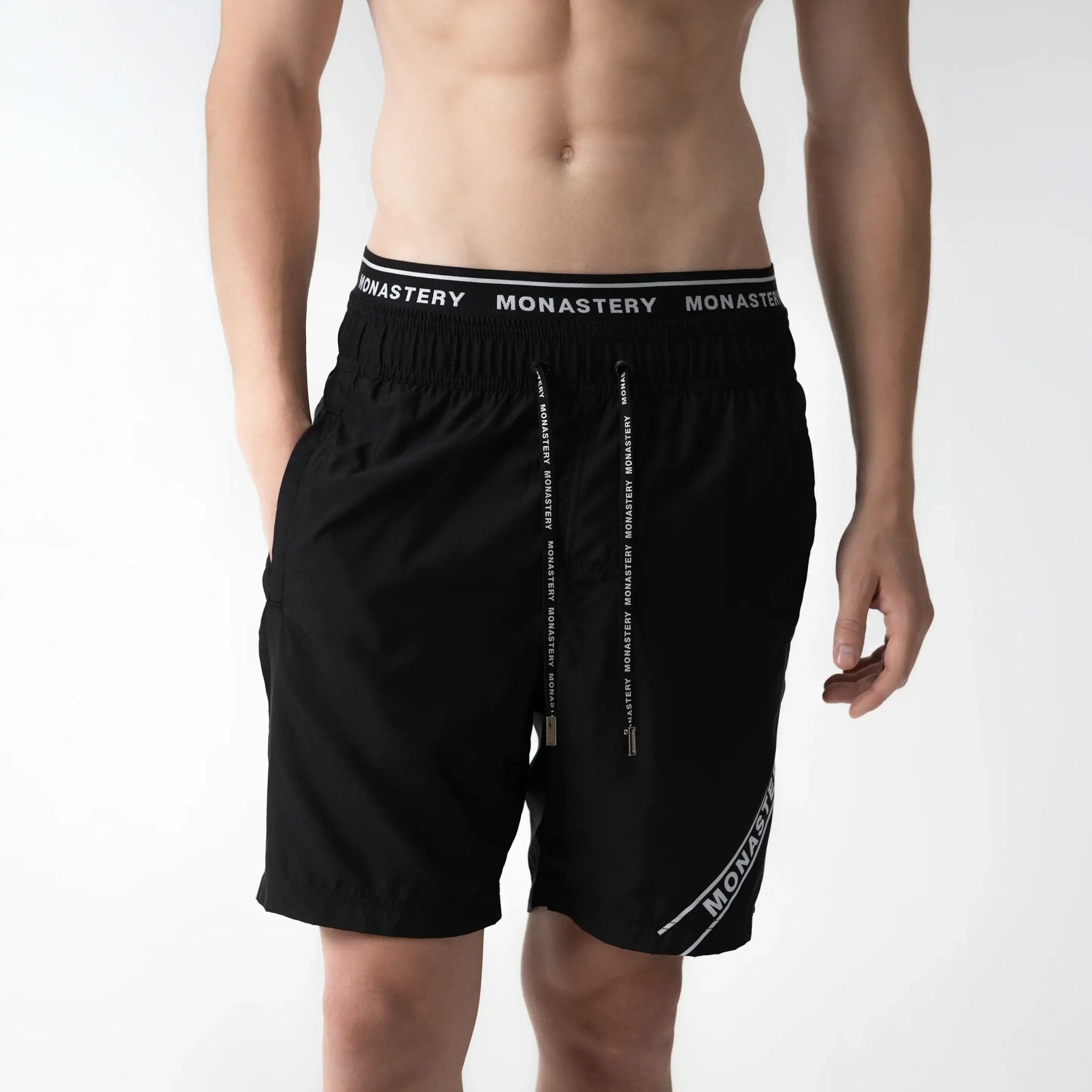 HWIN SWIM SHORT MEN BLACK - Monastery | Tienda Oficial Colombia