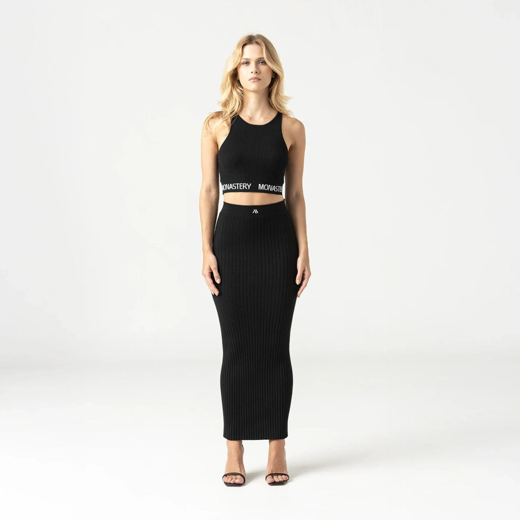 HYWEL KNITTED TOP WOMEN BLACK - Monastery | Tienda Oficial Colombia