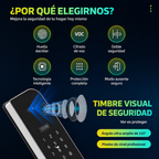Cerradura Electrónica Inteligente Con Cámara Y Desbloqueo Facial