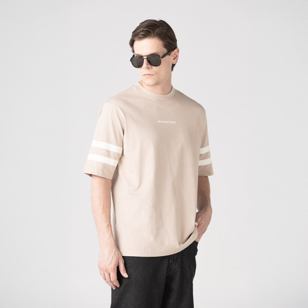 IGNIS T - SHIRT OVERSIZED MEN SIMPLY TAUPE - Monastery | Tienda Oficial Colombia