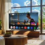 Televisor Inteligente Hyundai 55 Pulgadas QLED 4K Google TV Con Barra De Sonido Incorporado