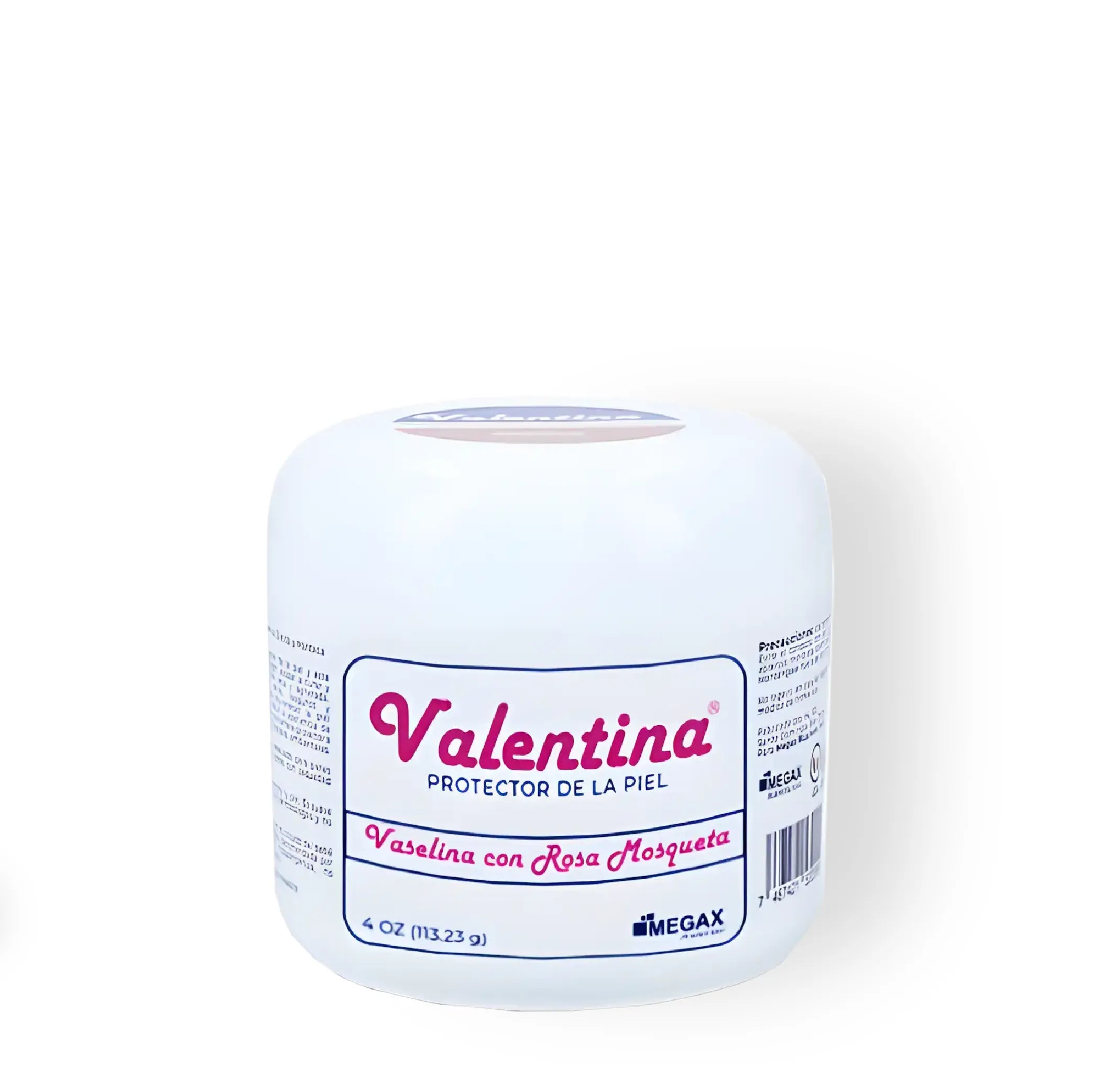 Vaselina Blanca con Rosa Mosqueta Valentina 1Oz