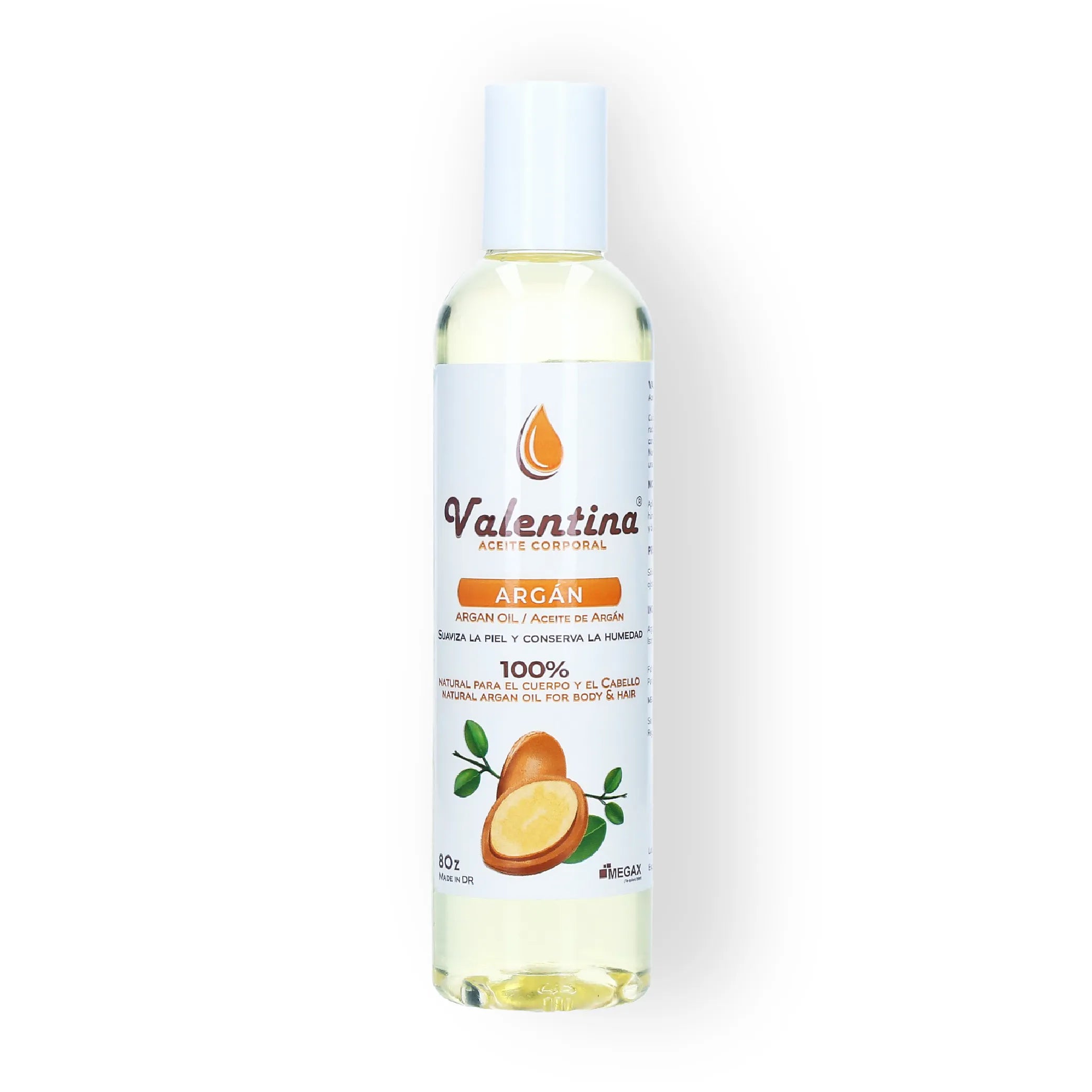Valentina Aceite Corporal de Argán 8Oz