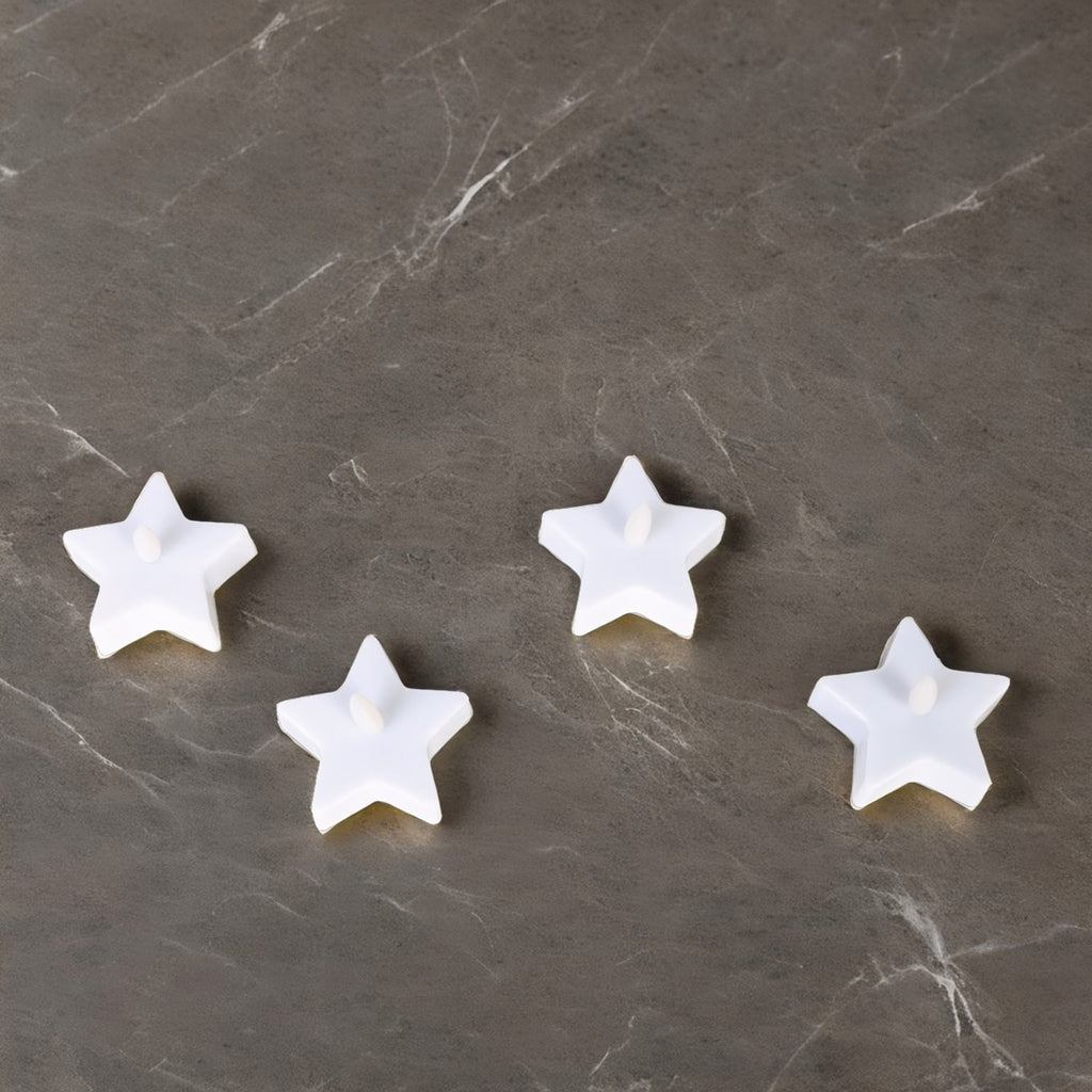 Set x 4 mini velas Estrella Led