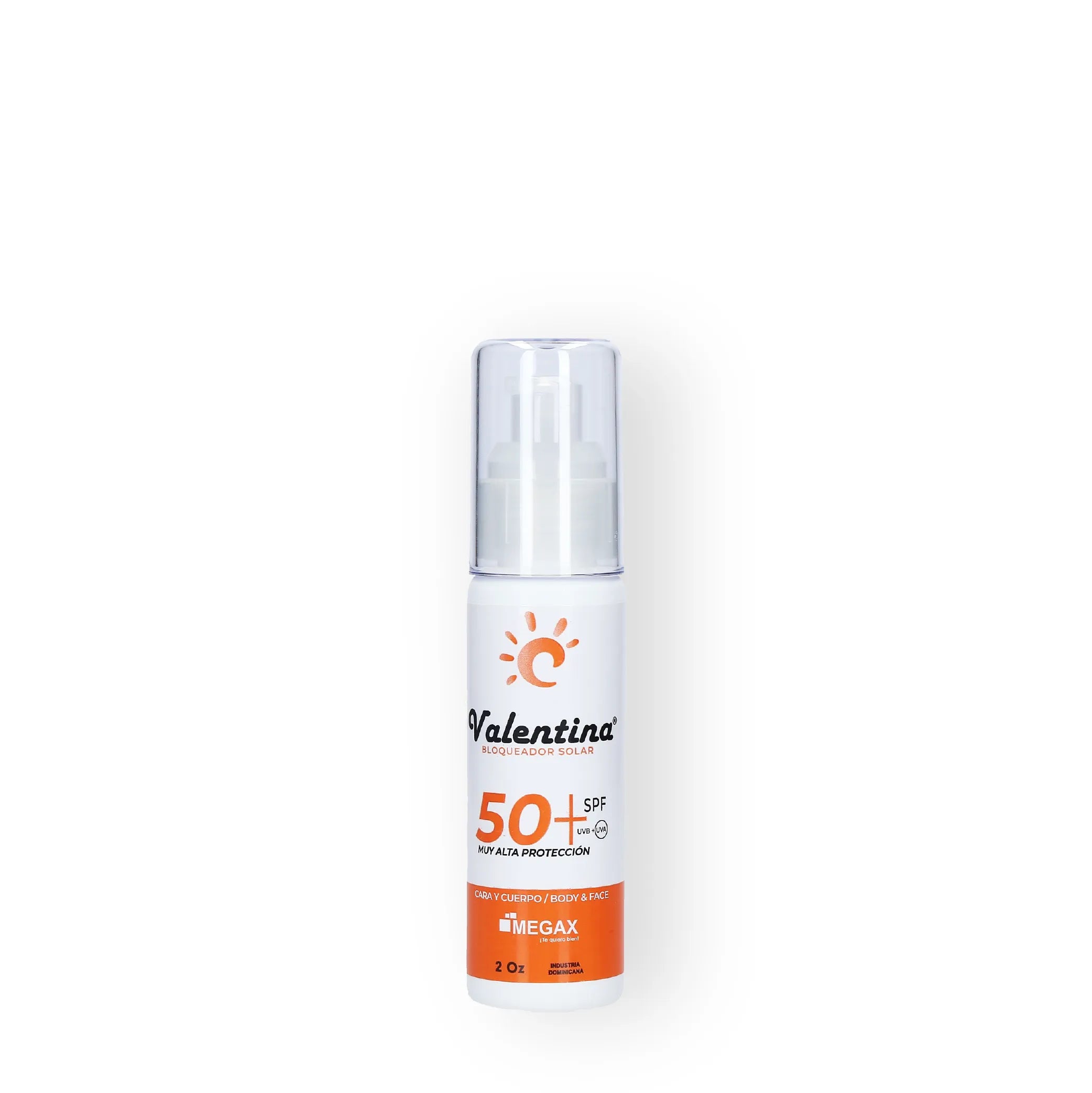 Valentina Bloqueador Solar SPF 50+ 2Oz