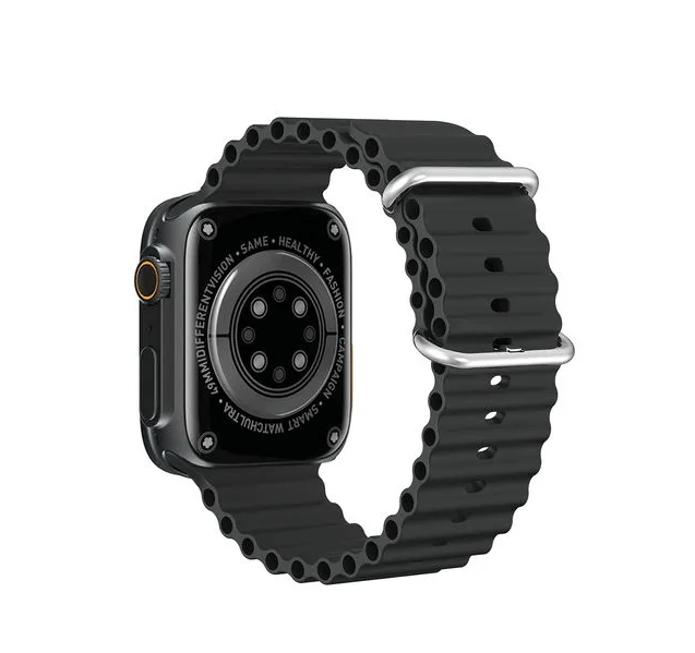 Combo De Reloj Inteligente Watch Ultra Negro + Audifonos Inalambricos