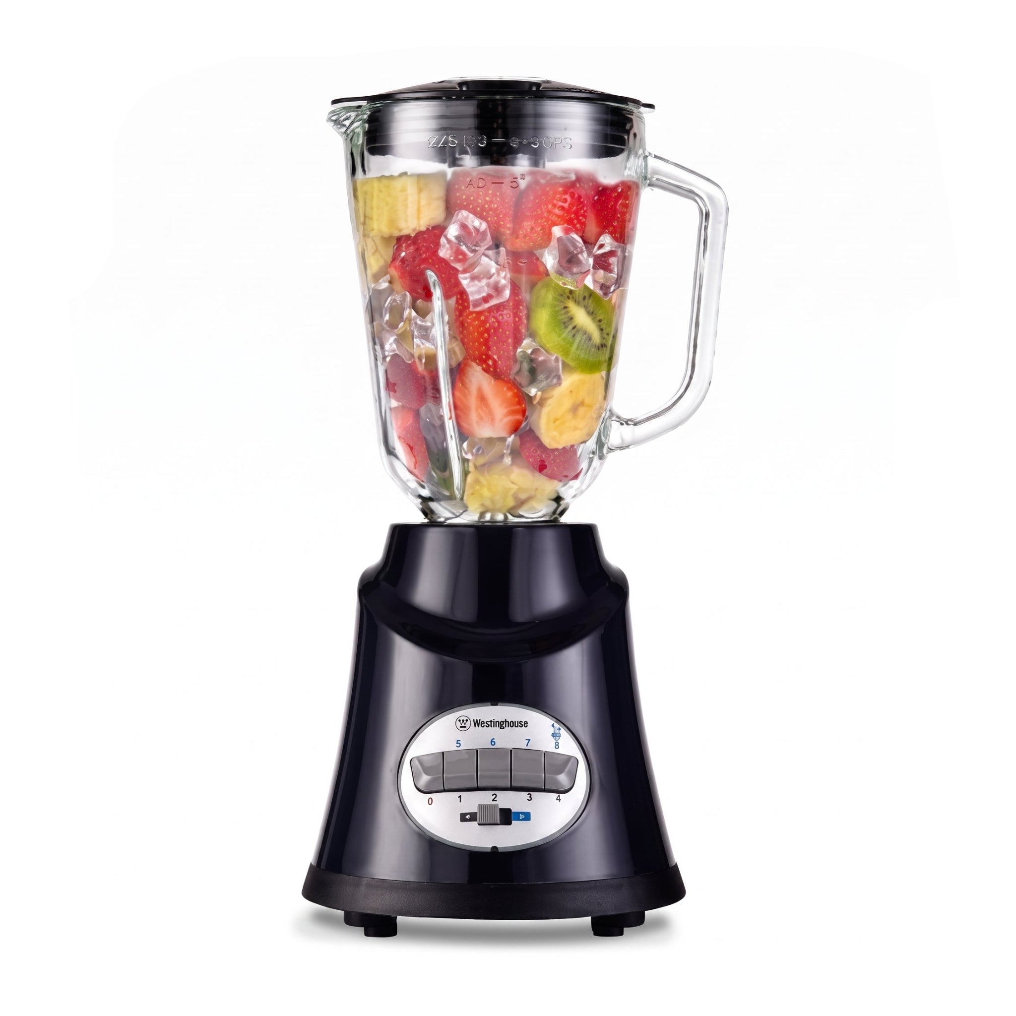 LICUADORA 1.5 L / VASO VIDRIO NEGRA 500W WESTINGHOUSE
