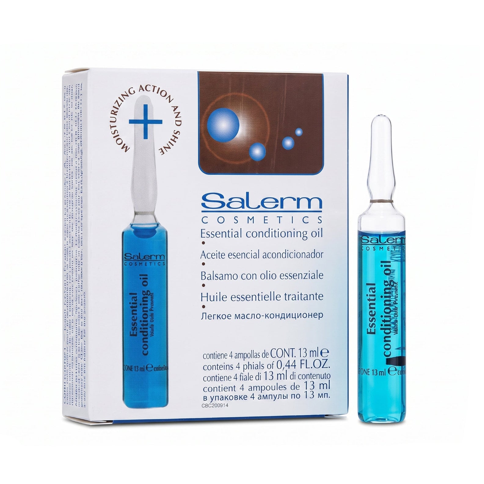 AMPOLLA SALERM ACEITE ESENCIAL HIDRATANTE  4X13ML