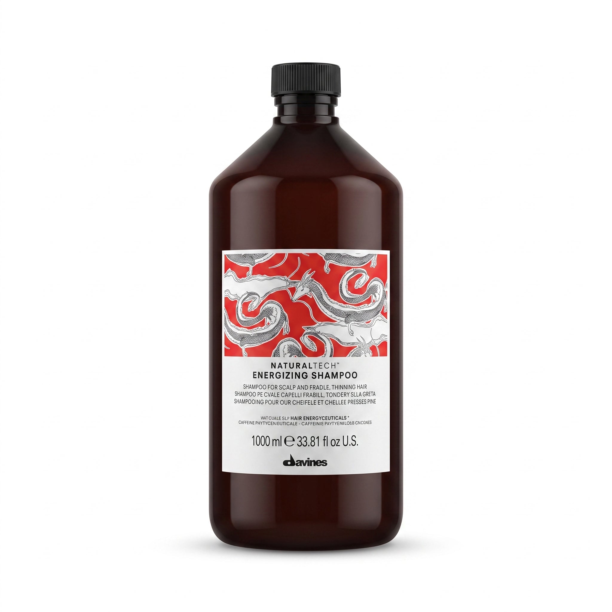 SHAMPOO DAVINES NATURAL TECH ENERGIZING 1000 ML.