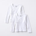 Camisa Blanca Mangas Largas 2pc NB