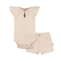 Conjunto para Niñas Crema