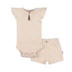 Conjunto para Niñas Crema