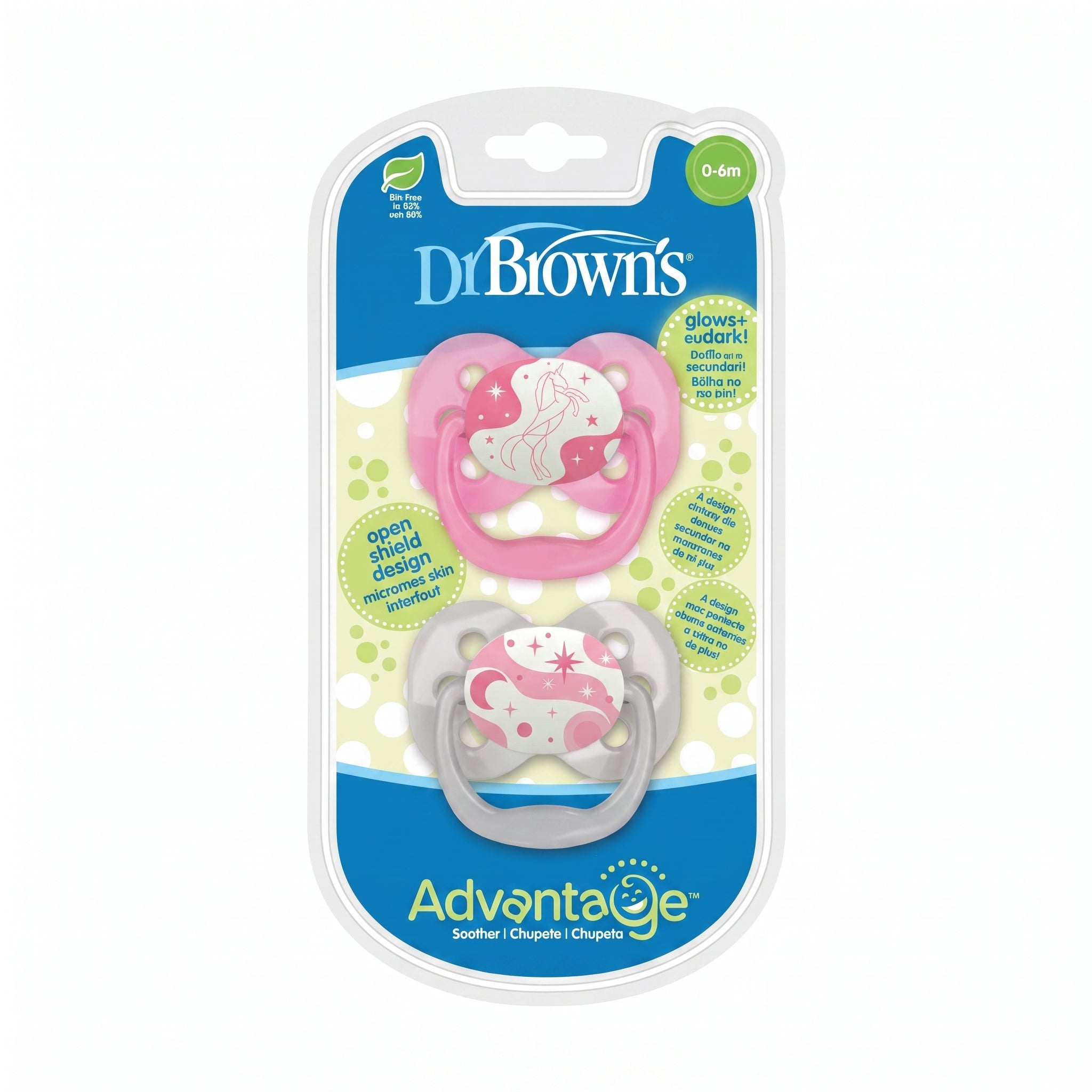 Dr. Brown's-Pacificador Brilla Oscuridad Paso 1 nIña