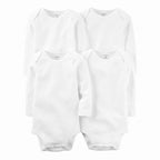 Set de 4 Bodies Blancos de Manga Larga NB
