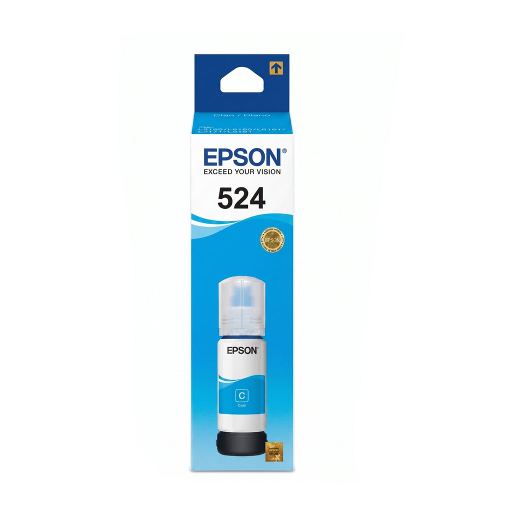 BOTELLA DE TINTA EPSON (T524) PARA L15150/L15160/L6490 CYAN