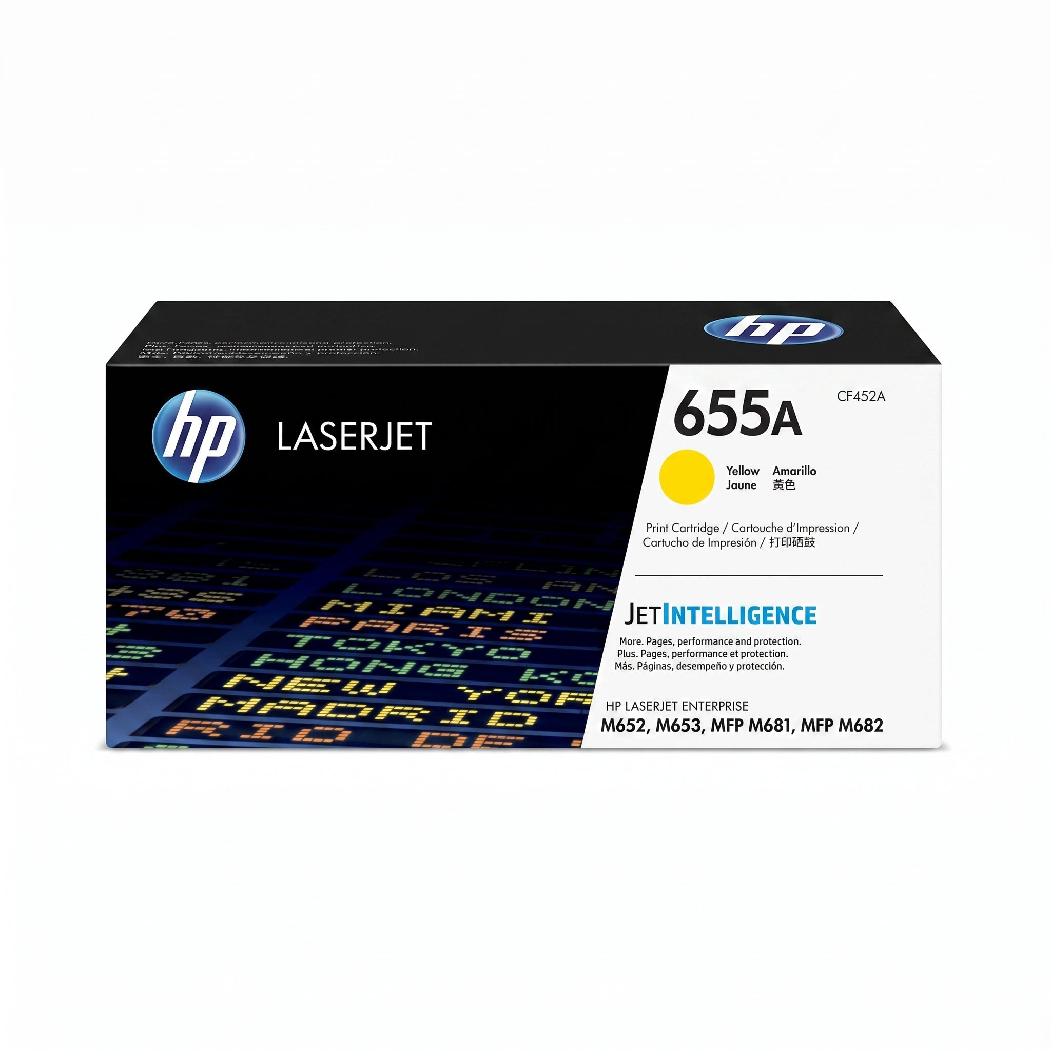 TONER HP (#655A) PARA LASERJET MFP M681/M652/M653/M682/E65050DN YELLOW