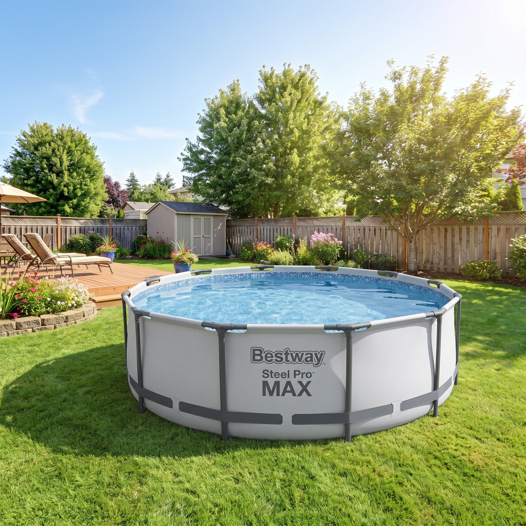 Piscina Bestway 56419 Tubo 12'x40" Steel Pro Filtro