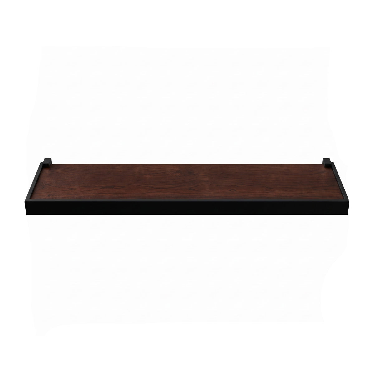 Repisa Prat-k 10208.01 1,5x10x40cm Recta Duetto Tabaco Soporte Negro