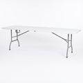 Mesa Homse Hsme08recpl Rectangular 8'x3' Plastica Plegable Blanco