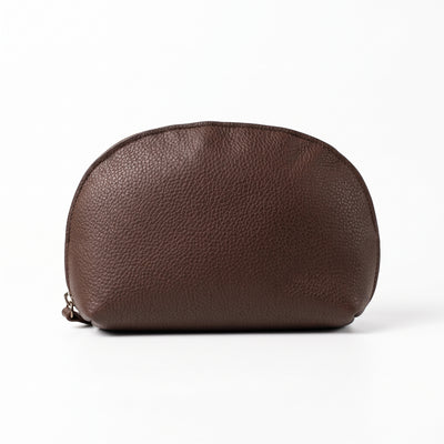 Red Cosmetic Bag - Brown