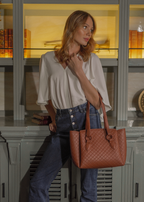 Tulip Tote, Brandy