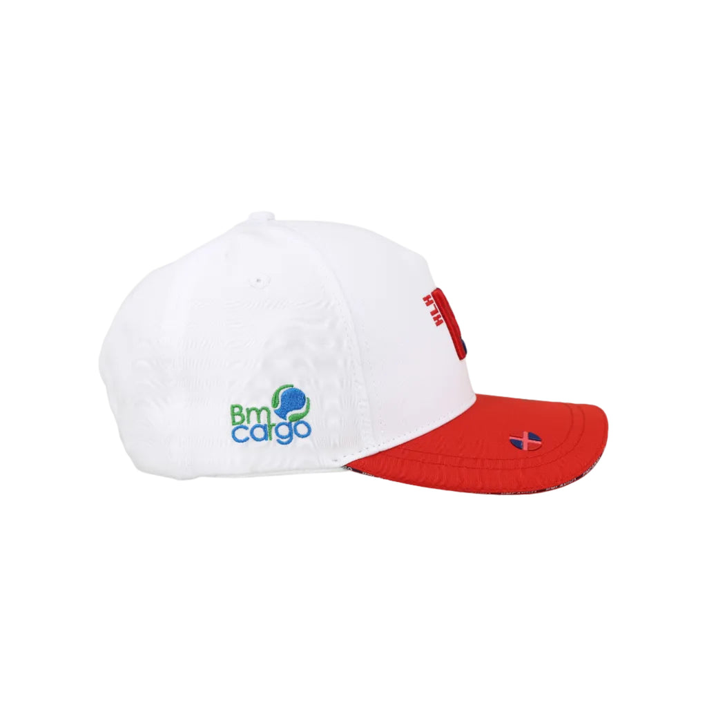 Gorra Dominicana KLK RD by BM Cargo - Blanco/Rojo (WBC)