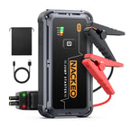 Cargador Jumper De Batería Portátil NACKEO 5000A 12V Con Carga Rápida 12000mAh