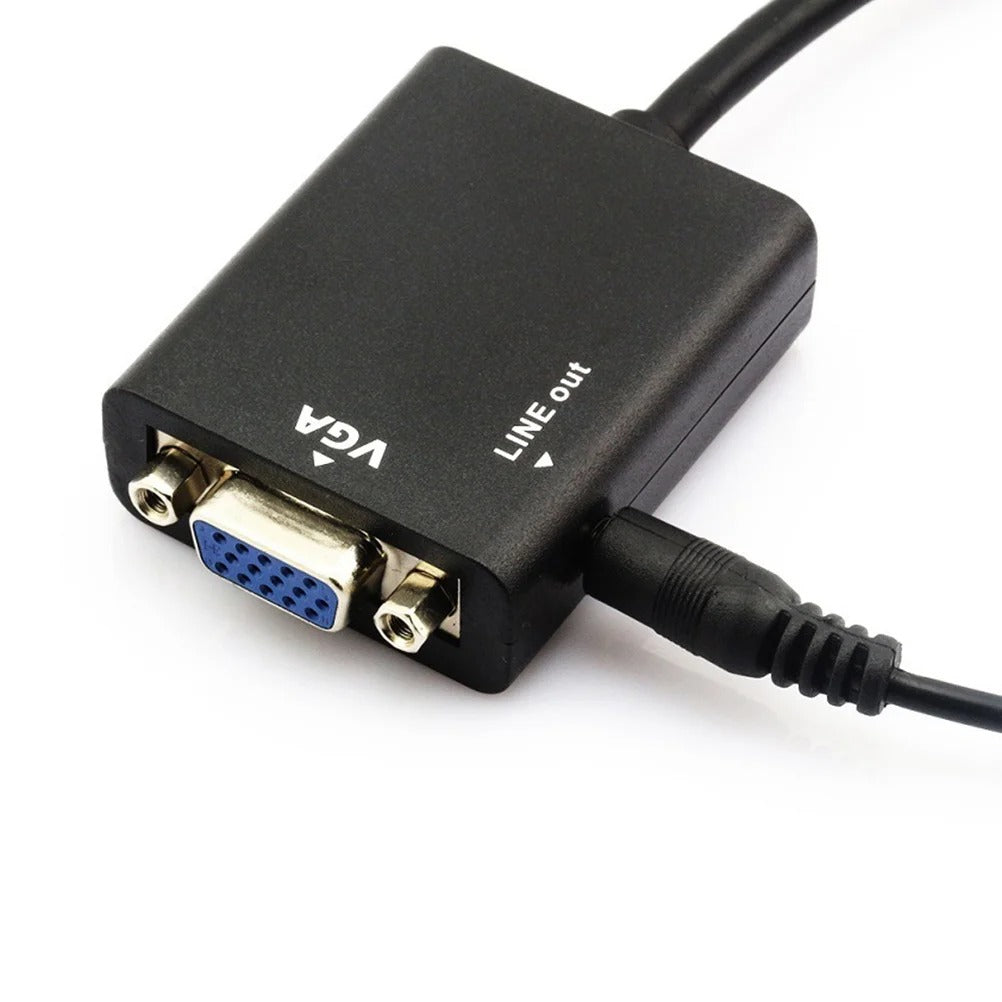 HDMI A VGA 3.5mm Con Salida De Audio